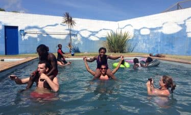 Marine Big 5 - Volunteer Photos - Swimming pool at the lodge