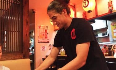 Japan - working in a ramen bar